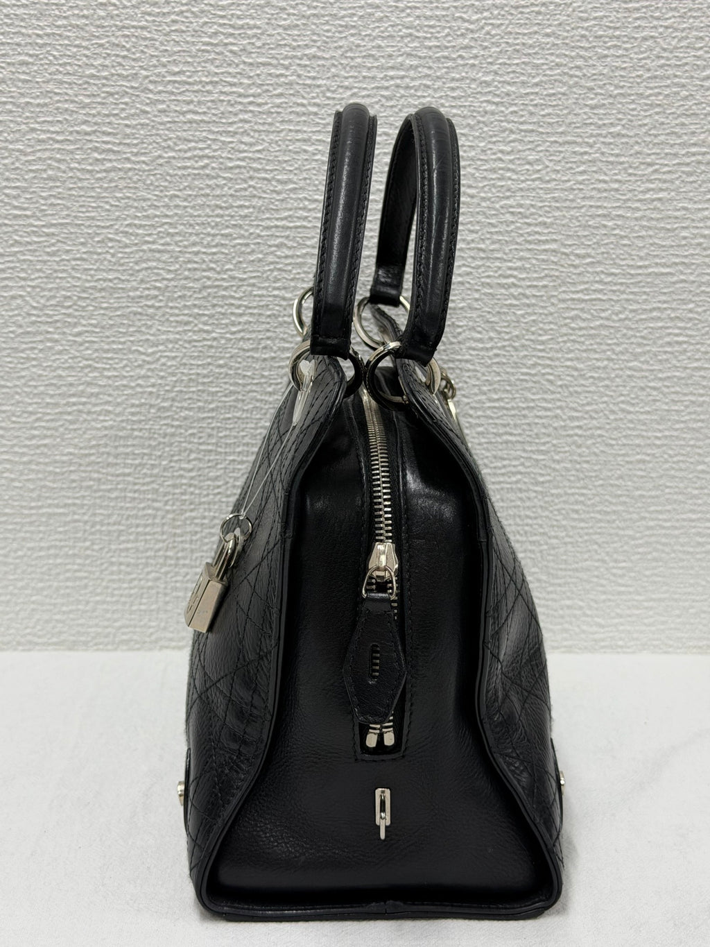 Christian Dior Soft Lady Dior Cannage Leather Handbag