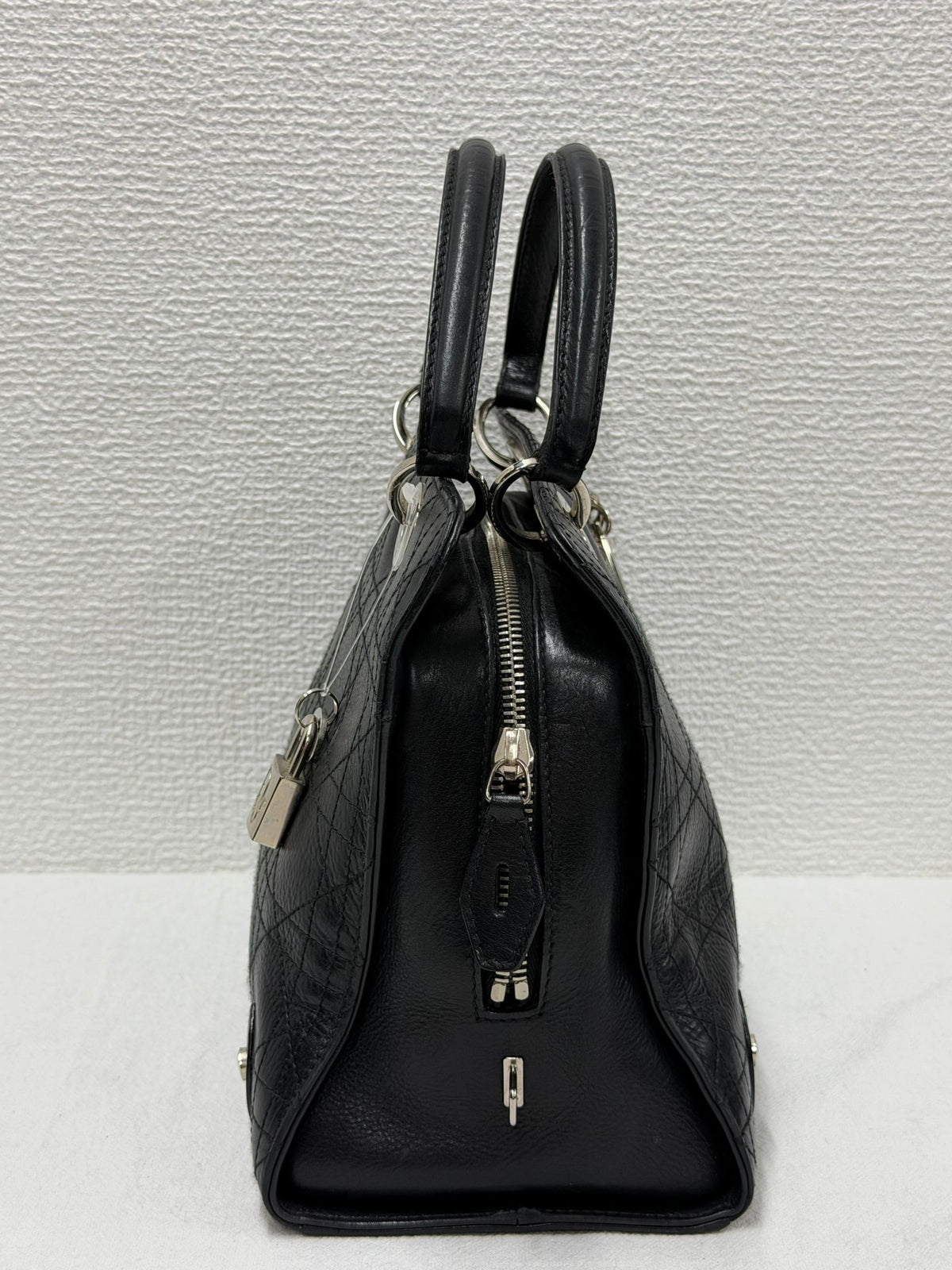Christian Dior Soft Lady Dior Cannage Leather Handbag