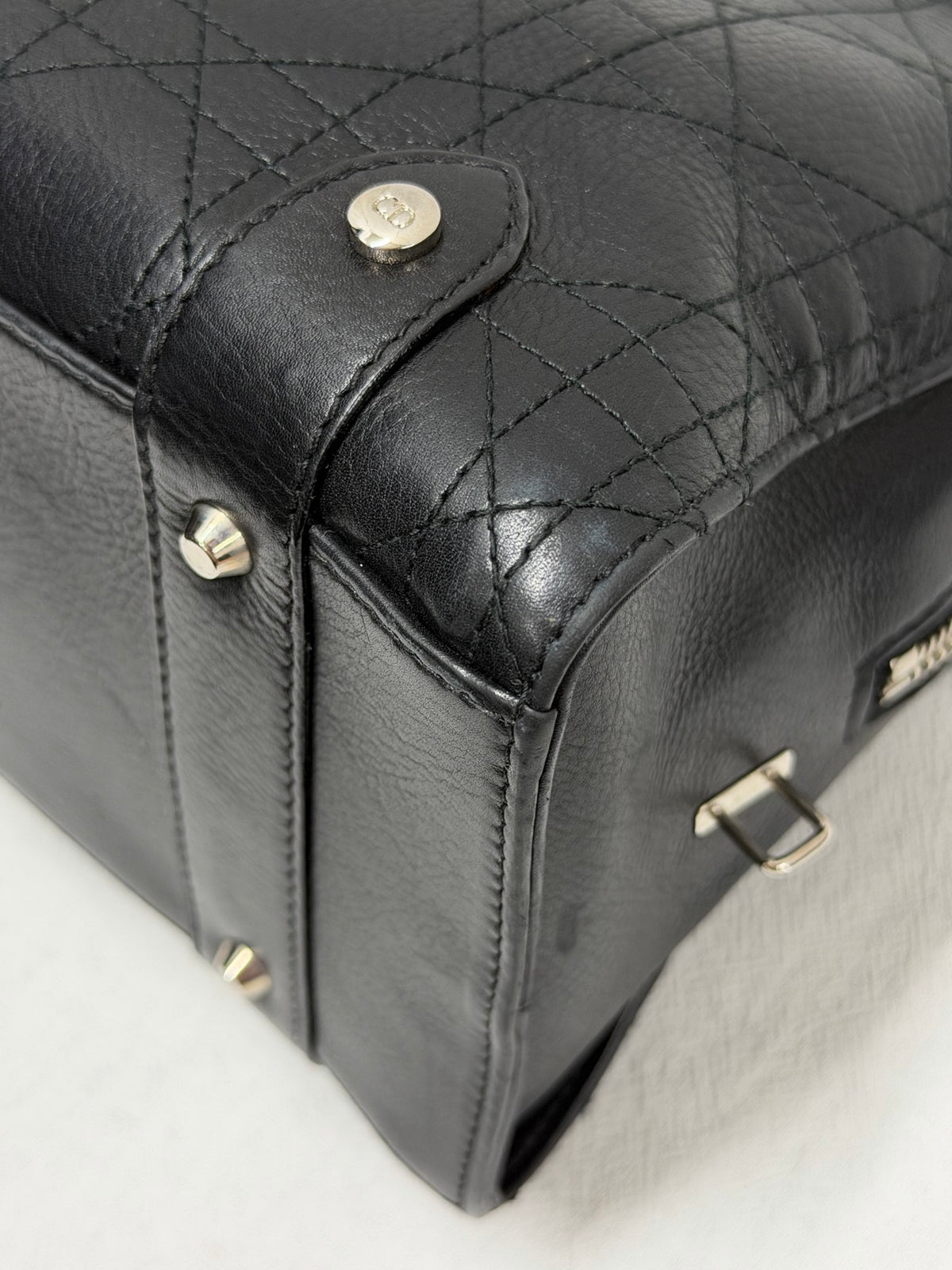 Christian Dior Soft Lady Dior Cannage Leather Handbag