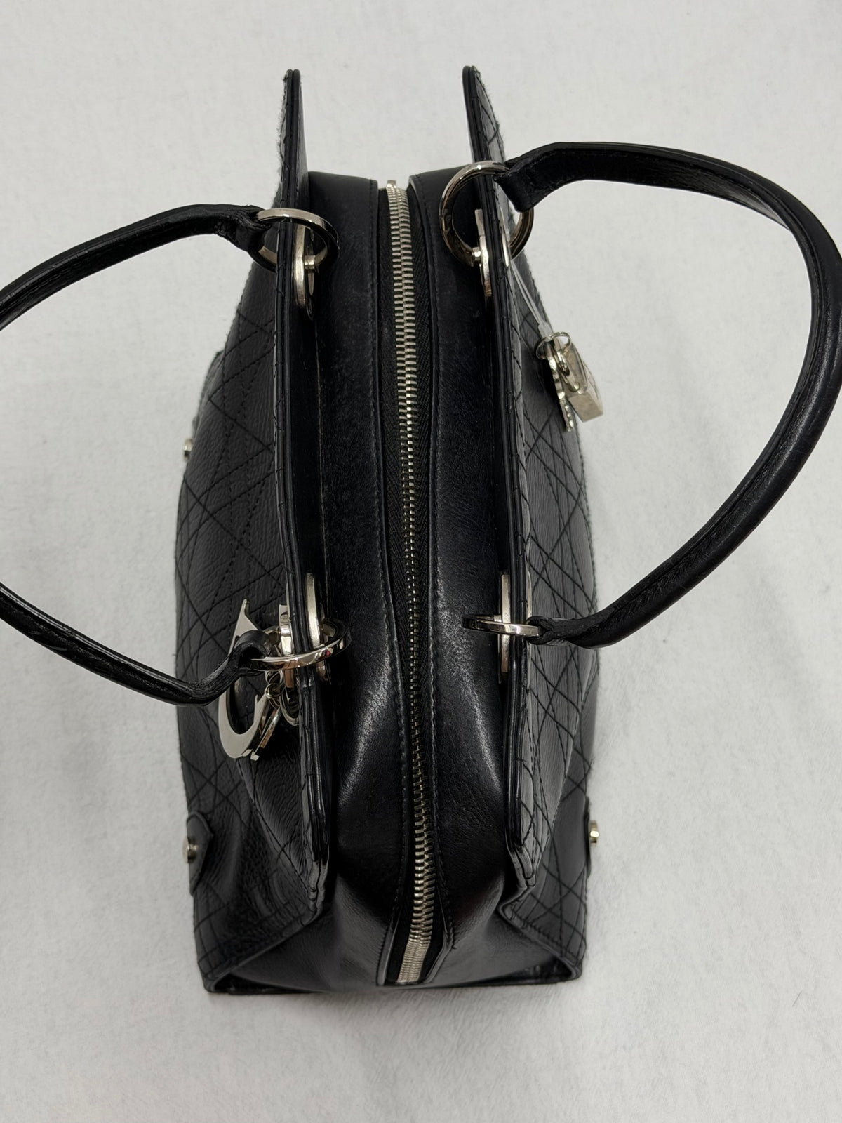 Christian Dior Soft Lady Dior Cannage Leather Handbag