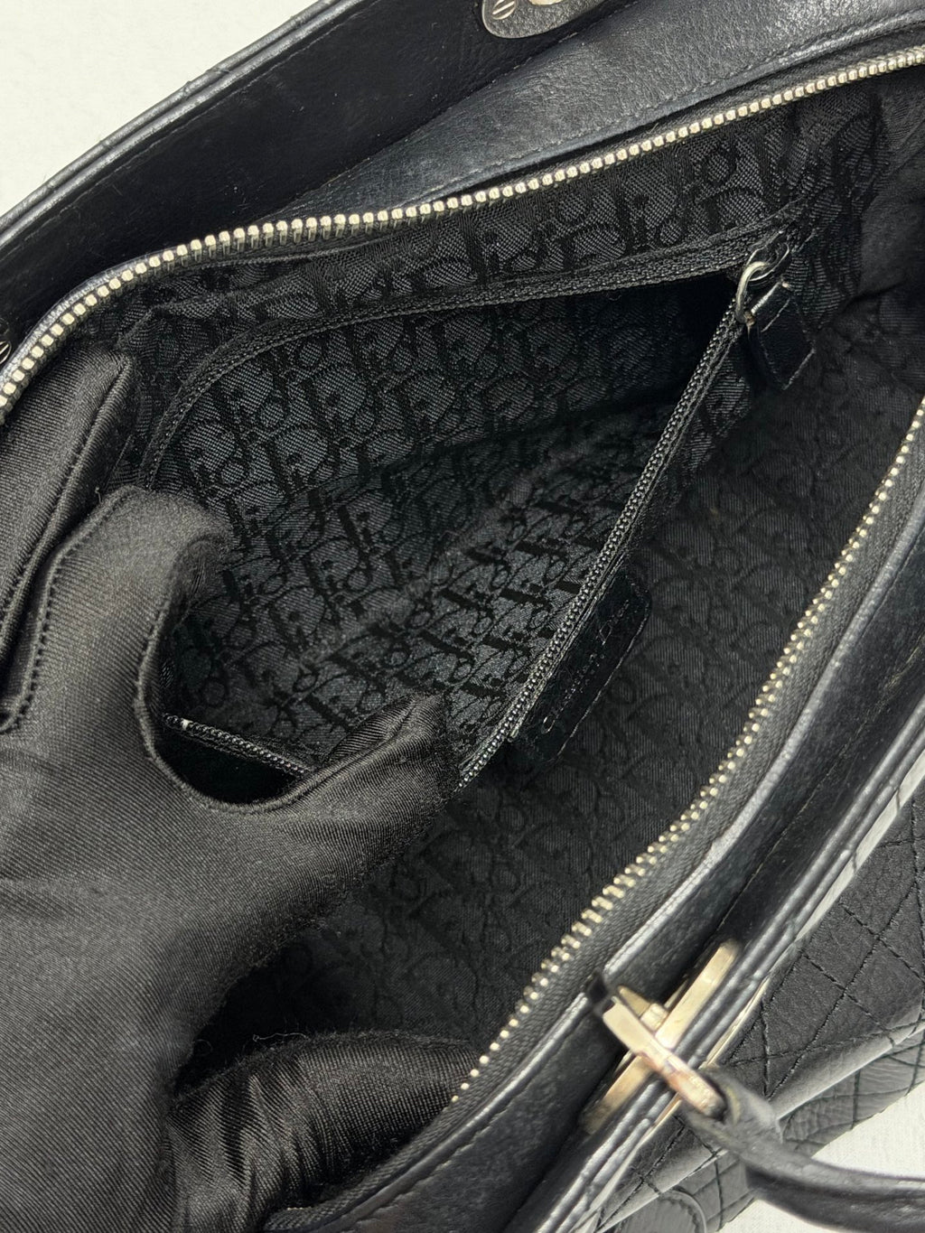 Christian Dior Soft Lady Dior Cannage Leather Handbag