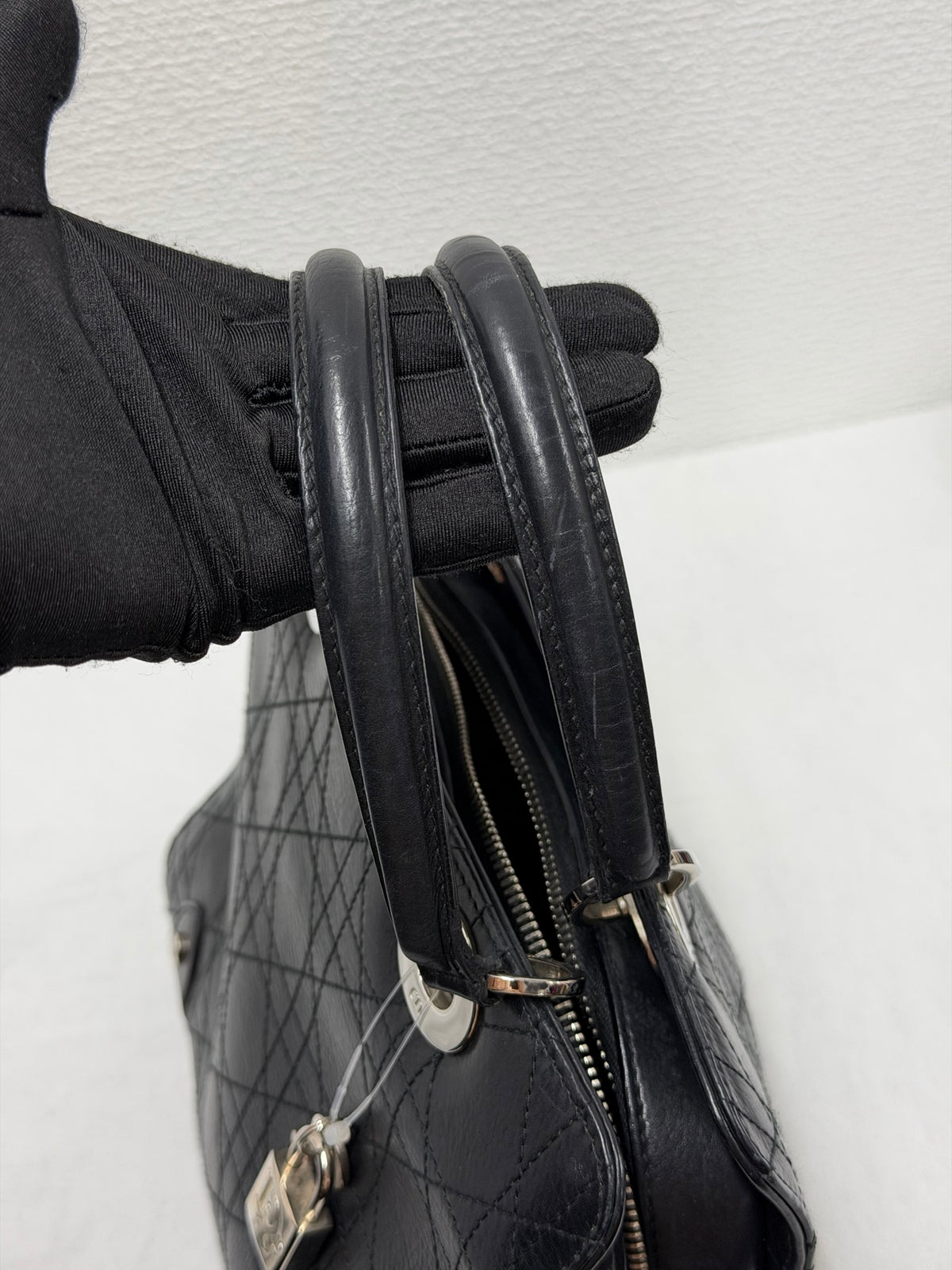 Christian Dior Soft Lady Dior Cannage Leather Handbag