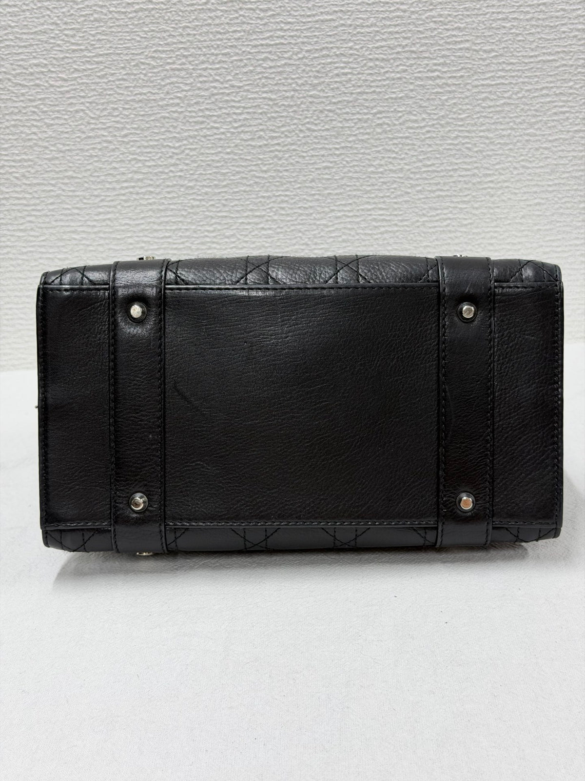 Christian Dior Soft Lady Dior Cannage Leather Handbag
