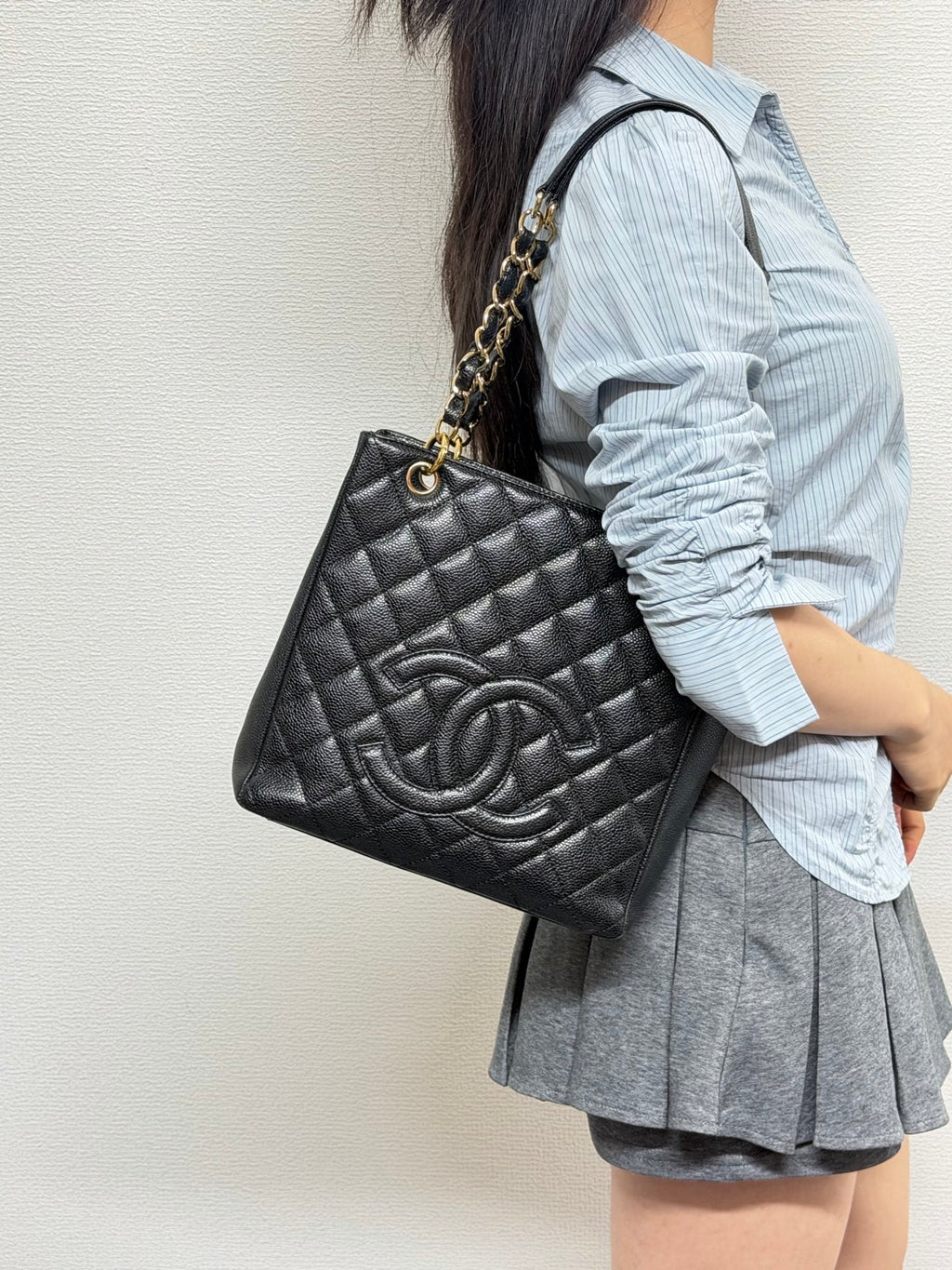 Chanel Cavier Petite Shopping Tote (PST)