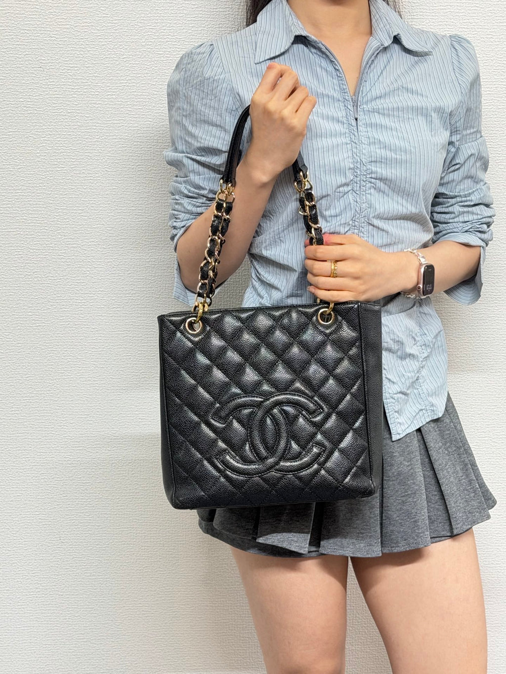 Chanel Cavier Petite Shopping Tote (PST)